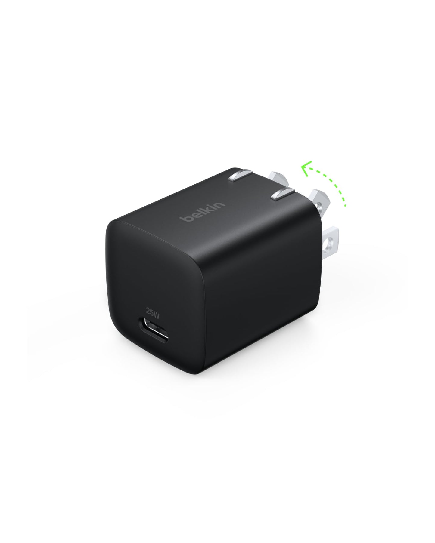 Belkin USB C Charger Block 25W - PD3.0 PPS Super Fast Charging - Samsung Galaxy S26, S25, Apple iPhone 17, Air, Pro, Pro Max, AirPods, Apple Watch