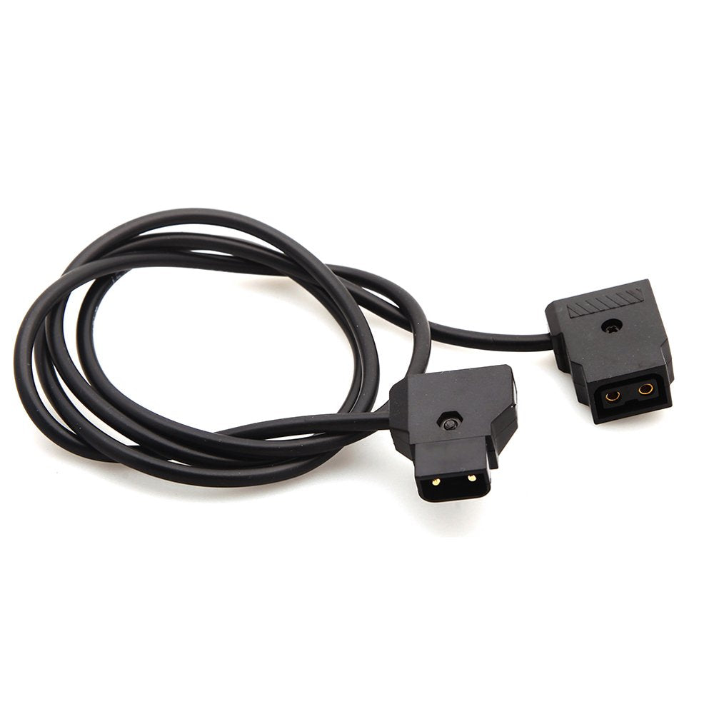 Coolbuy112 D-TAP DTAP 2 Pin Male to Female Adapter Extension Cable for LED Light V-Mount Anton Bauer Battery Dtap to Dtap Cable 1M