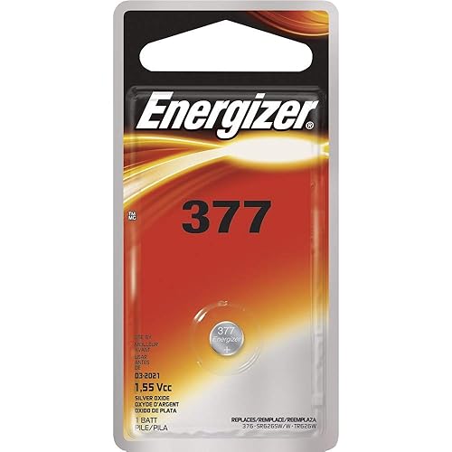 Energizer 377 1.55 Vcc Silver Oxide Battery (Pack of 1)