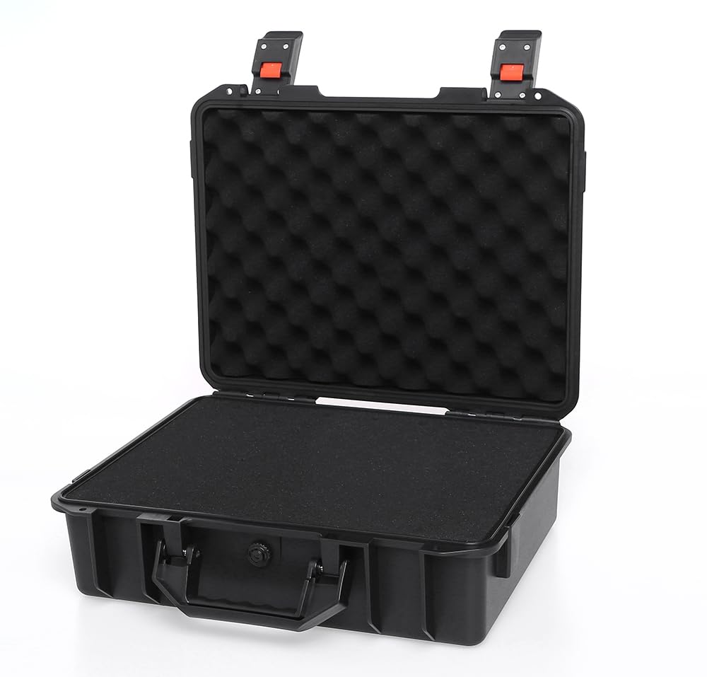 16in Waterproof Hard Shell Case with DIY Customizable Foam Insert (15 x 11 x 4.7in Interior)