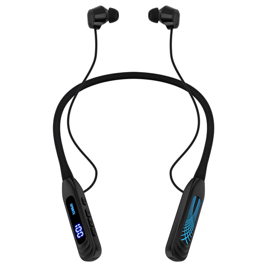 Podity Neckband Bluetooth Headphones, 1000H Extra Battery Life with Display Magnetic Earphones,Wireless Stereo Earbuds with Microphone, Waterproof…
