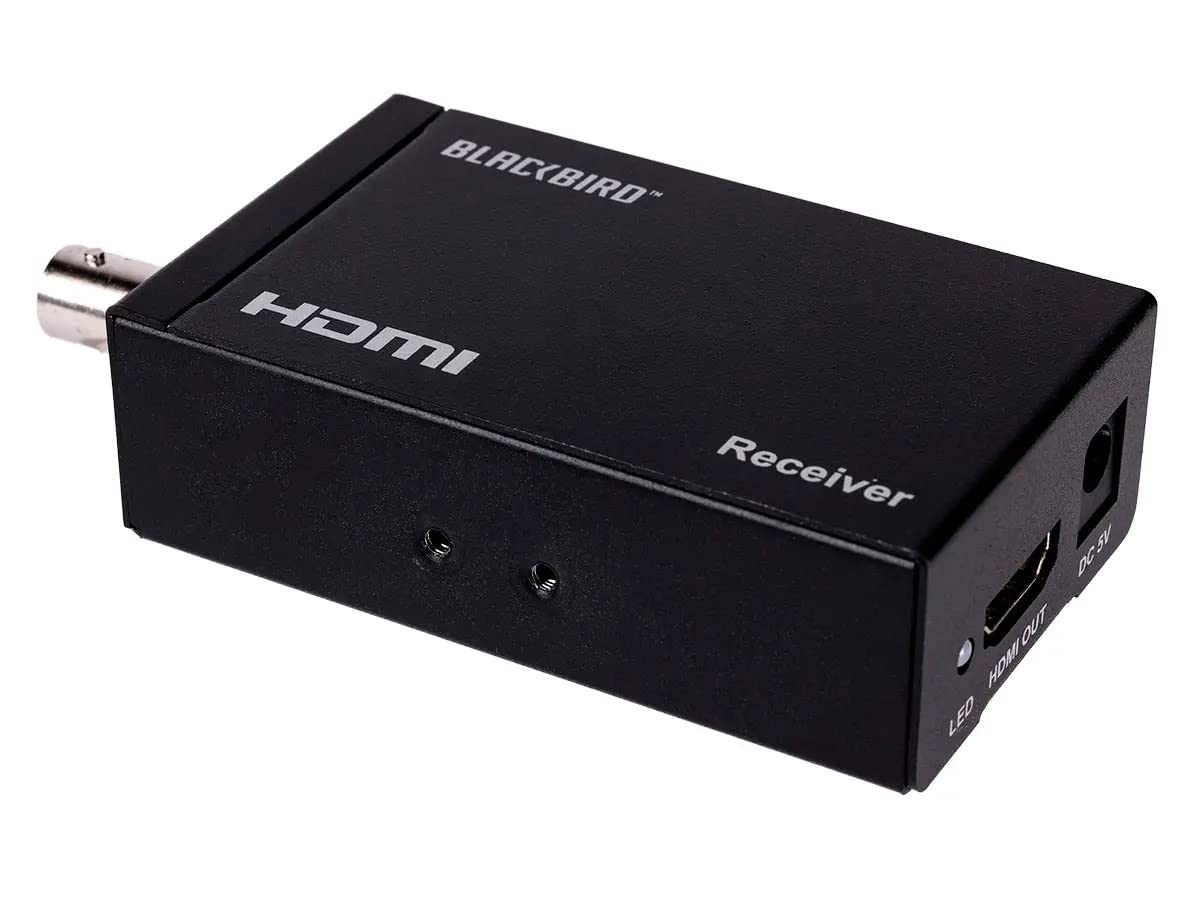 Monoprice HDMI Extender Over Coaxial Cable - Up to 328 Feet (100 Meters) 1080p@60Hz, 6.75Gbps Video Bandwidth, HDCP 1.1, for DVR and DVD Players