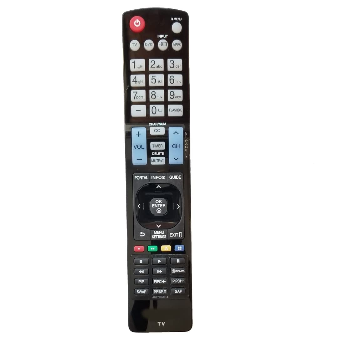OEM LG Replacement LED TV Remote Control Shipped with: 40LV570H, 43LV570H, 49LV570H, 55LV570H, 65LV570H, 32LY560H, 39LY560H, 47LY560H, 32LY570H