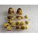Gametown Chrome Plating Buttons Kit+ 2x Springs for PS4 Controller DualShock 4 Color Gold