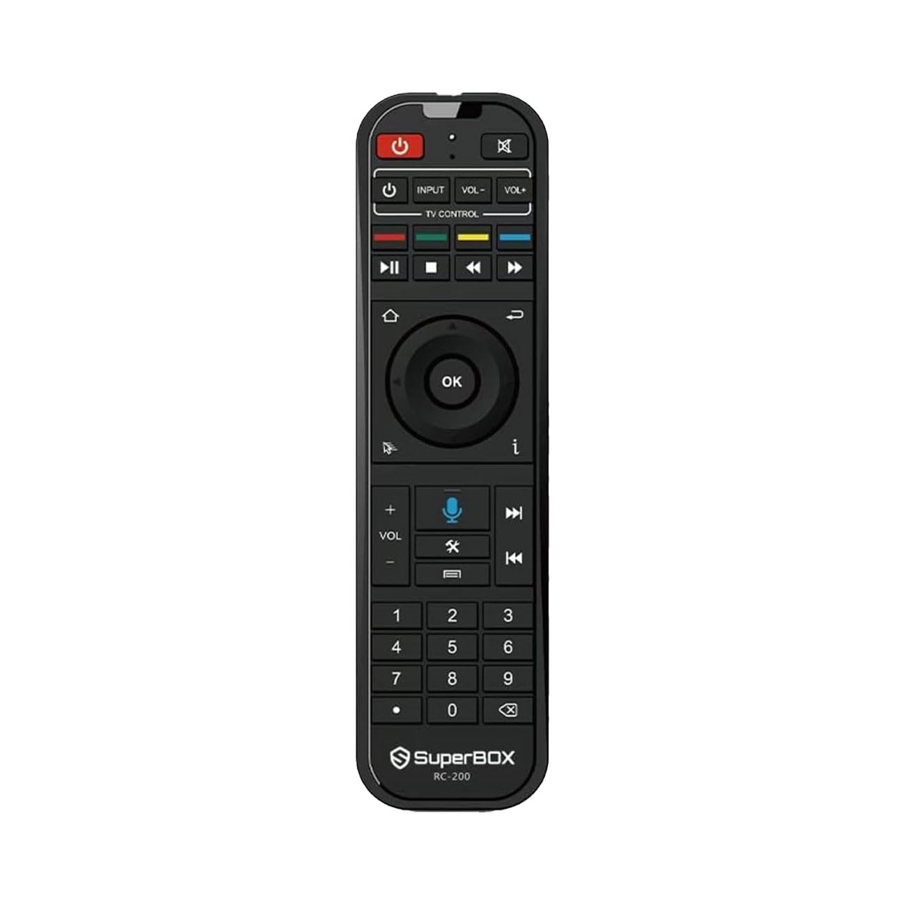 Meteoryyds Super Smart Box Voice Remote Control RC-200 Works for S6 Ultra S6 Max S6 Pro S5 Max S5 Pro