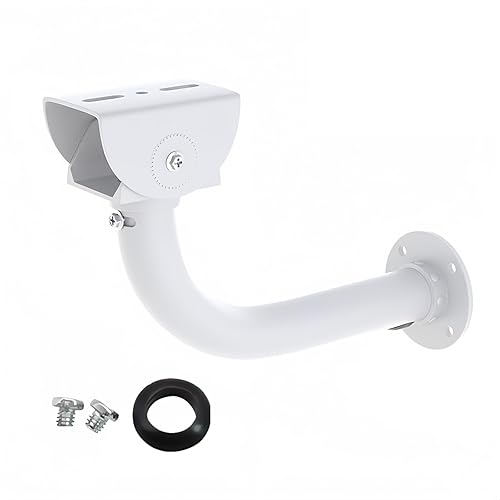 GledeYeTec CCTV Surveillance Security Camera J Mount Bracket,300mm/12 Wall Mount Heavy-Duty Shield Support Rod for Hikvision Dahua Outdoor Bullet