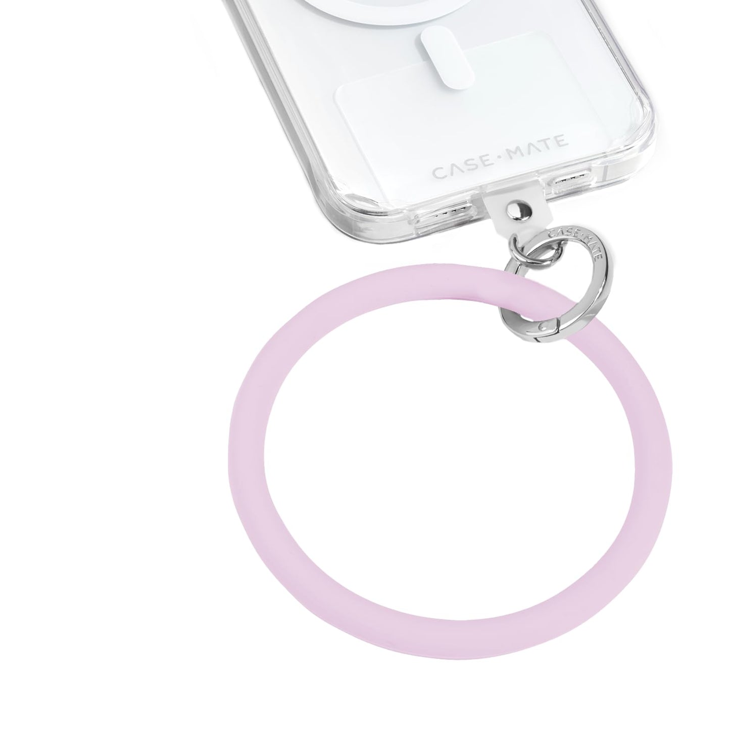 Case-Mate Phone Charm Bangle Bracelet - Detachable Wristlet Keychain for Women - Hands-Free iPhone Wrist Strap with Tether Tab - Key Ring Bracelet