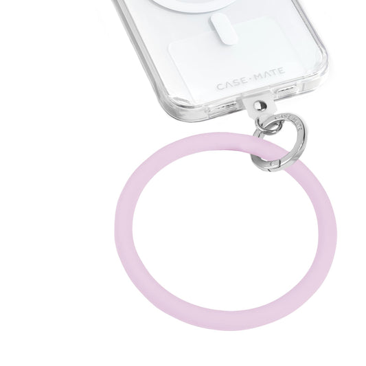 Case-Mate Phone Charm Bangle Bracelet - Detachable Wristlet Keychain for Women - Hands-Free iPhone Wrist Strap with Tether Tab - Key Ring Bracelet
