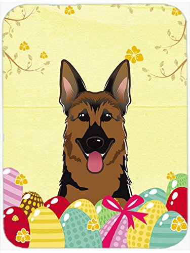 Caroline's Treasures BB1893MP German Shepherd Easter Egg Hunt Mouse Pad, Hot Pad or Trivet for Home Office Gaming Working Computers Laptop Mouse
