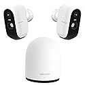 WUUK Security Cameras Wireless Outdoor, Indoor Home Surveillance System, 2K, No Monthly Fee, Motion Alert, Night Vision, 2.4/5 GHz WiFi, 32G Local