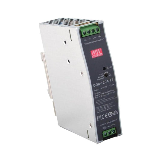 PowerNex Mean Well DDR-120 120W DIN Rail Type DC-DC Converter MEANWELL 120W Converter (DDR-120A-12)