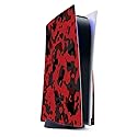 MightySkins Gaming Skin for PS5 / Playstation 5 - Red Modern Camo | Protective Viny wrap | Easy to Apply and Change Style | Made in The USA