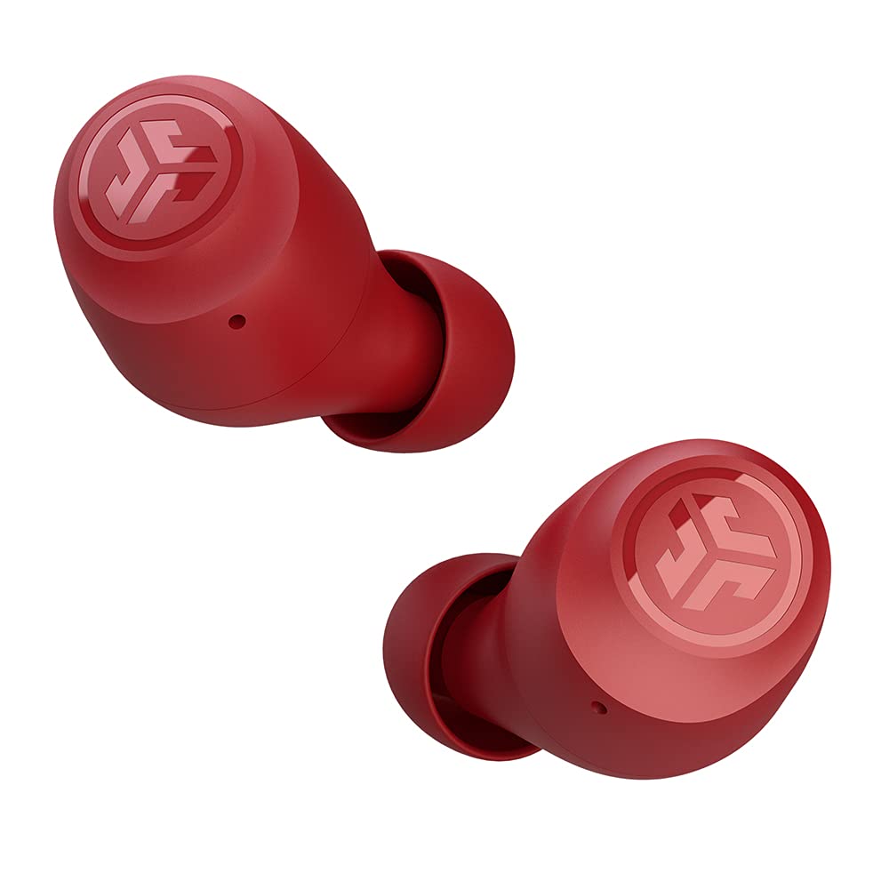 JLab, Go Air Pop, True Wireless Earbuds, Bluetooth 5.1, Dual Connect, IPX4, EQ3 Sound Settings, Rose