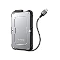 ineo 2.5" USB 3.1 Gen 2 Type-C Rugged Waterproof & Shockproof External Hard Drive Enclosure for 9.5mm & 7mm SATA HDD/SSD [C2580]
