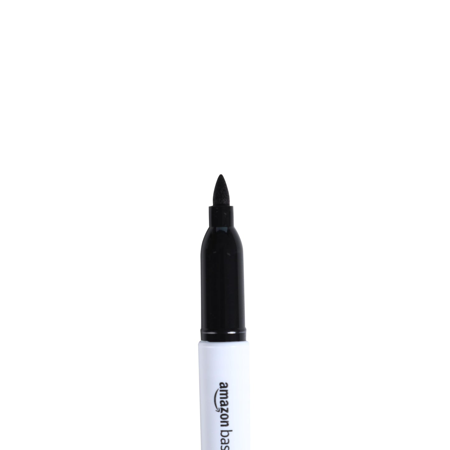 Amazon Basics Fine Tip Point Permanent Markers for Office, School, and Home Use, Black, 4 Pack