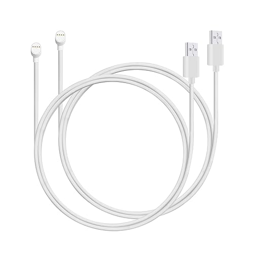 Power Cord for Google Nest Cam (Battery) Only, Weatherproof Charging Cable - 6.56ft (2m) 2-Pack