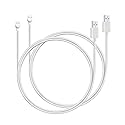 Power Cord for Google Nest Cam (Battery) Only, Weatherproof Charging Cable - 6.56ft (2m) 2-Pack