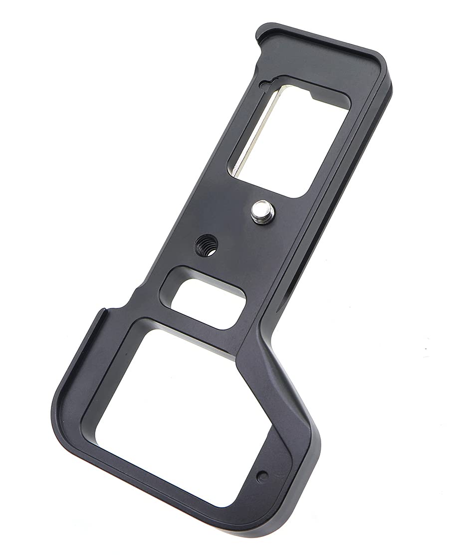 HITHUT Hand Grip Extension Quick Release Metal Base Plate Compatible with Sony A7IV A7RIV A9II Camera with 1/4" Screw and Hex Wrench Black