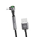 Stand Holder Removable Cable, Mcdodo LED Bracket Struture Design Cord Nylon Braided Sync Charge USB Data 6FT/1.8M Cable Compatible with Phone XS…