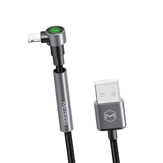 Stand Holder Removable Cable, Mcdodo LED Bracket Struture Design Cord Nylon Braided Sync Charge USB Data 6FT/1.8M Cable Compatible with Phone XS…