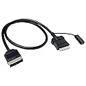 LODMOD Car Aux Cable Audio Adapter Interface for Pod Pad 4 30 Pin Connector Fit for Selected Models of Range Rover Jaguar (A)