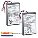 Batmax 2Pcs 2000mAh PS4 Controller Battery for Sony PS4 PlayStation 4 Slim/Pro Dualshock CUH-ZCT1E CUH-ZCT1H CUH-ZCT1U CUH-ZCT2, CUH-ZCT2U LIP1522
