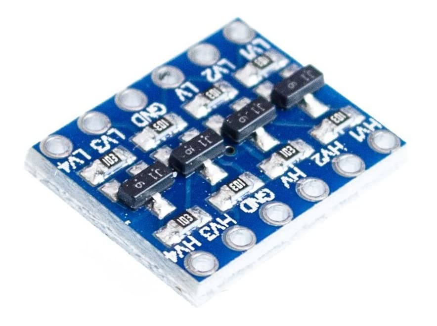 WWZMDiB 4Pcs 4 Channels IIC I2C Logic Level Converter Bi-Directional 5V to 3.3V Buck and 3.3V to 5V Boost for Arduino