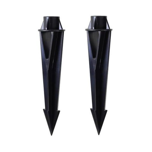 Arrownine Landscape Lighting Ground Light Spikes Stakes Replacement,1/2" NPT Female Thread for Landscape Path Lighting Landscape Spotlights Outdoor