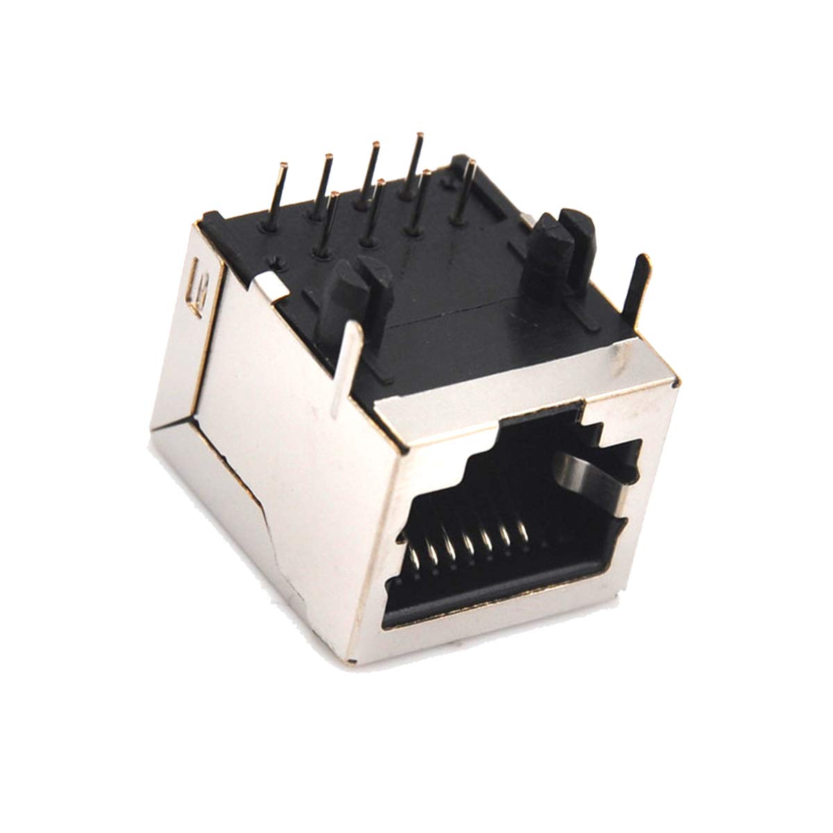 (Pack of 10) RJ45 8P8C Cnnector PCB Mounting Socket Connector for Ethernet Socket