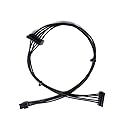 2 Pack SATA 15 Pin x2 to Mini 6 Pin ATX Compatible with Dell Inspiron 3668 3653 3650 HDD SATA Power Cable Replacement