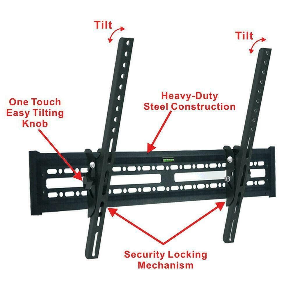 NTQinParts Flat TV Wall Mount Bracket 15° Tilt Swivel for LG 55UN7000PUB 60UN7000PUB 4K HDR UHD Smart LED TV