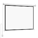 VEVOR Motorized Projector Screen, 72 inch 4:3 1080 HD Electric Projection Screen, Wall Mounted Projection Dispaly Projector with Remote Control