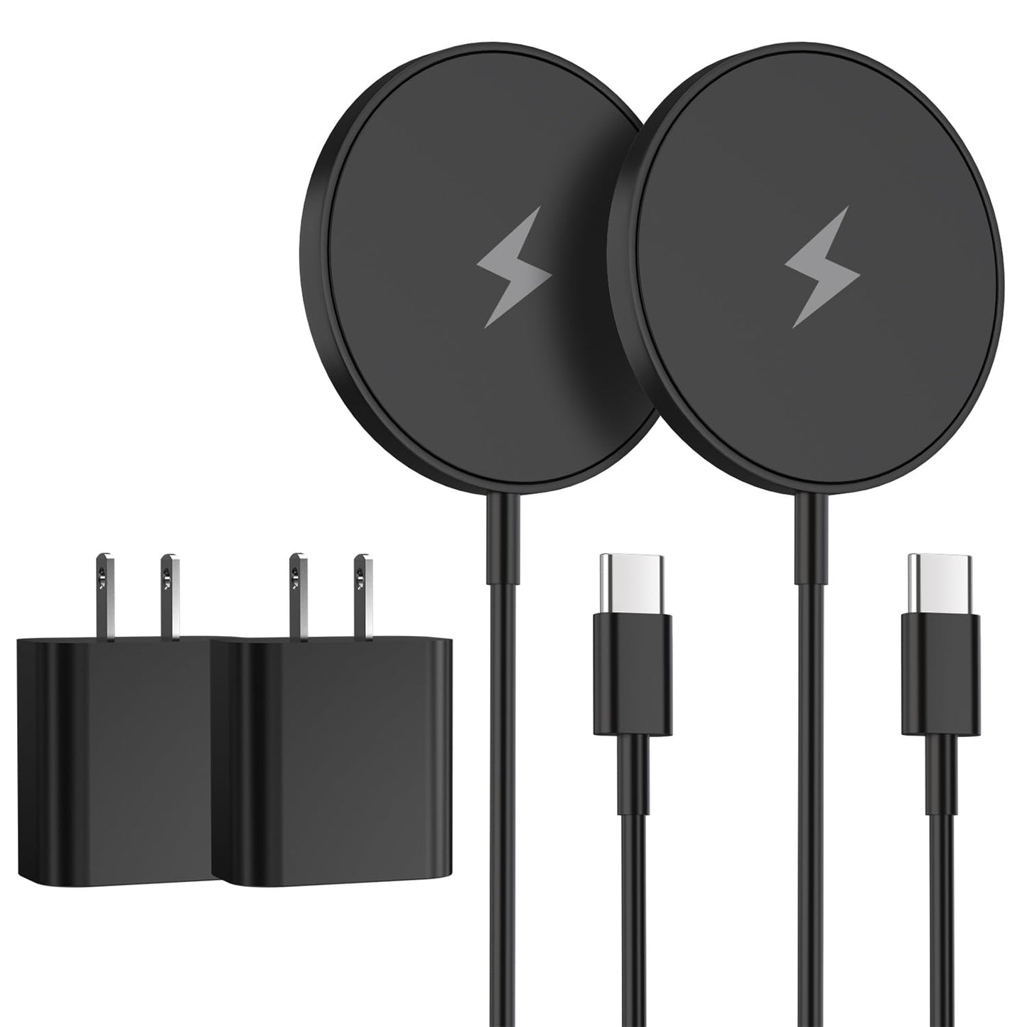 Magnetic Wireless Charger iPhone,6FT Charger for Apple MagSafe Charger 2Pack Fast Wireless Charging Pad for iPhone 16 Pro Max/16 Pro/16 Plus/15