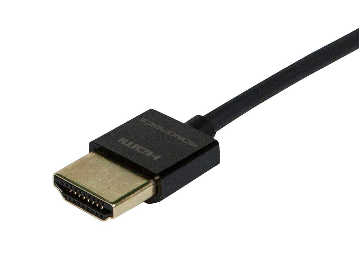 Monoprice HDMI to VGA Kit - with Ultra-Slim HDMI cable, 0.9in x 0.5in x 1.7in (23 x 12 x 42 mm), Laptop, Desktop, PC, Mac