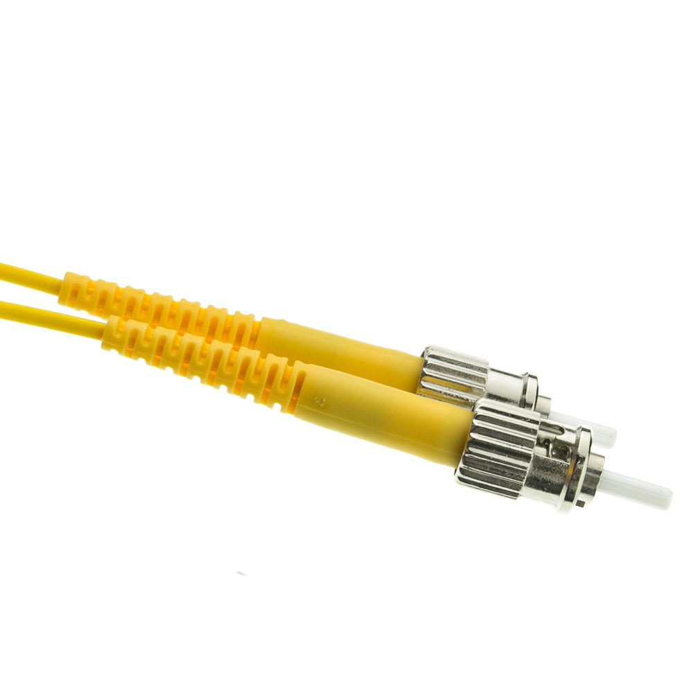 CableWholesale LC to ST OS2 Singlemode Duplex Fiber Patch Cord, 5m/16.5ft