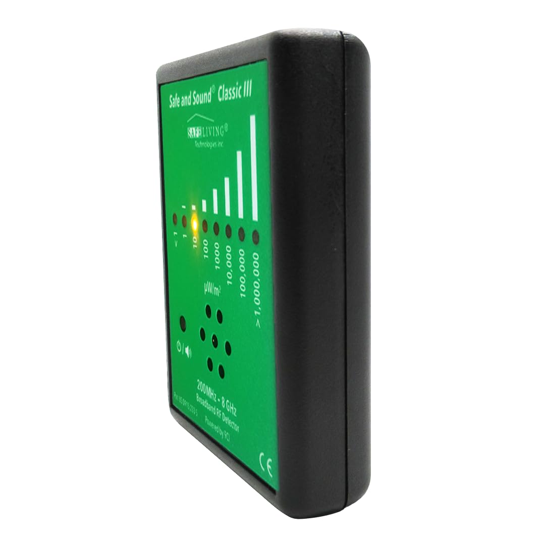 Safe and Sound Classic III Radio Frequency 5G Detector New 2024 Release by Safe Living Technologies Inc