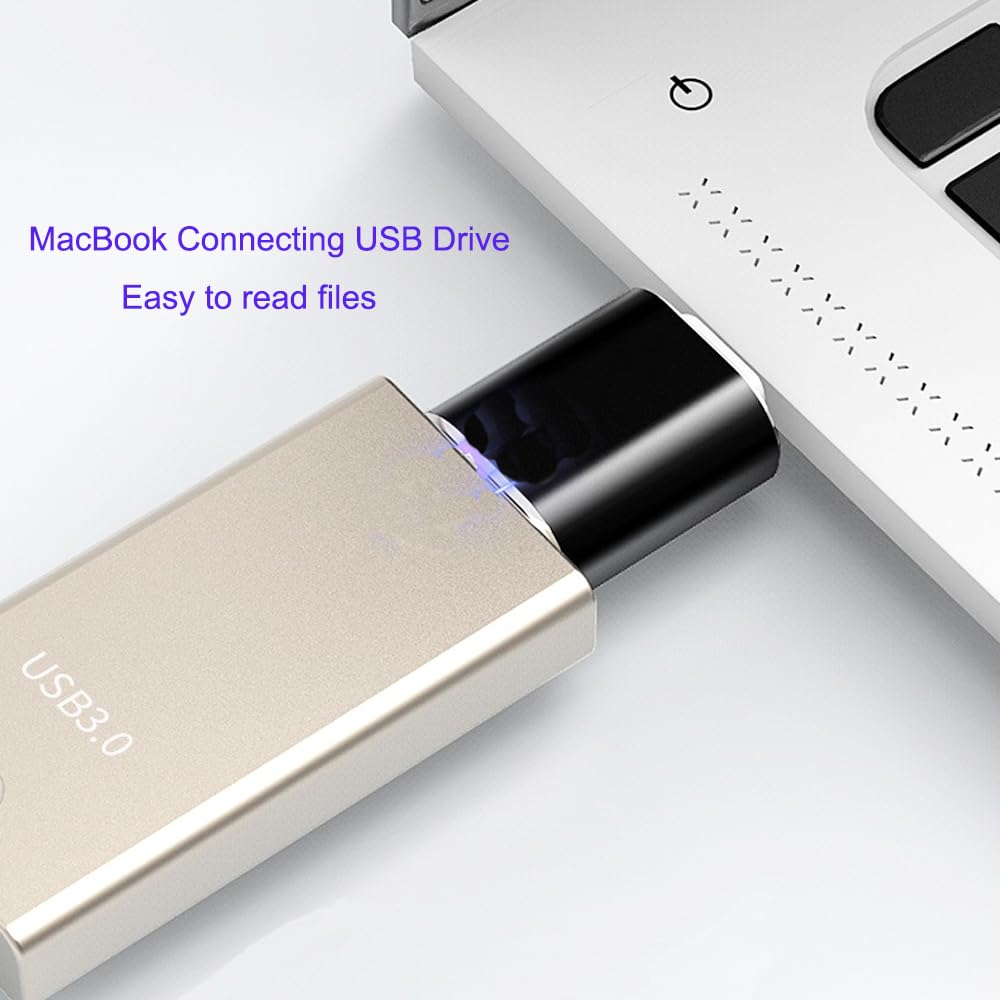 MINCHEN Type C Male to USB3.0 Adapter 10 Pack, USB Female to USB C Male Converter, USB Type C Connector Charge & Data Sync for Laptop Car Charger…