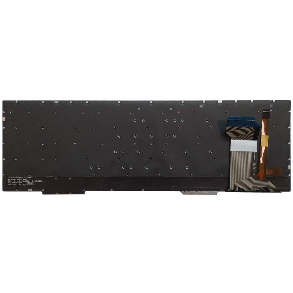 Laptop Replacement Keyboard Fit Asus GL553 GL553V GL553VW ZX553VD ZX53V FX553VD FX53VD FX753VD FZ53V ZX73 Spanish Layout