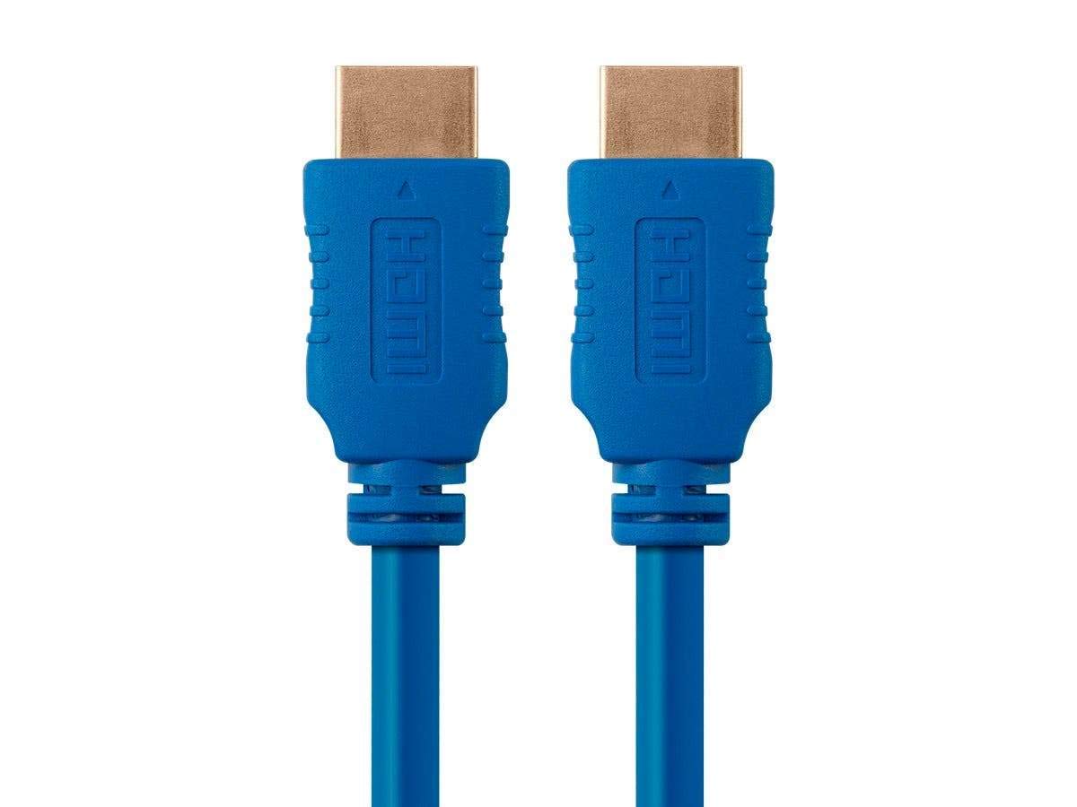 Monoprice 4K High Speed HDMI Cable - HDMI 2.0, 4K@60Hz, HDR, HDR10, Dolby Vision, 18Gbps, YUV 4:4:4, 28AWG, With Ferrite Cores, 15 Feet, Black (1