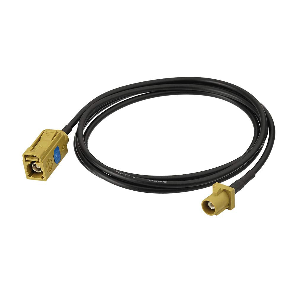Eightwood for XM Sirius Satellite Radio Antenna Fakra Curry Code K Female to Male Pigtail Extension Cable 1.2m /3.9 feet