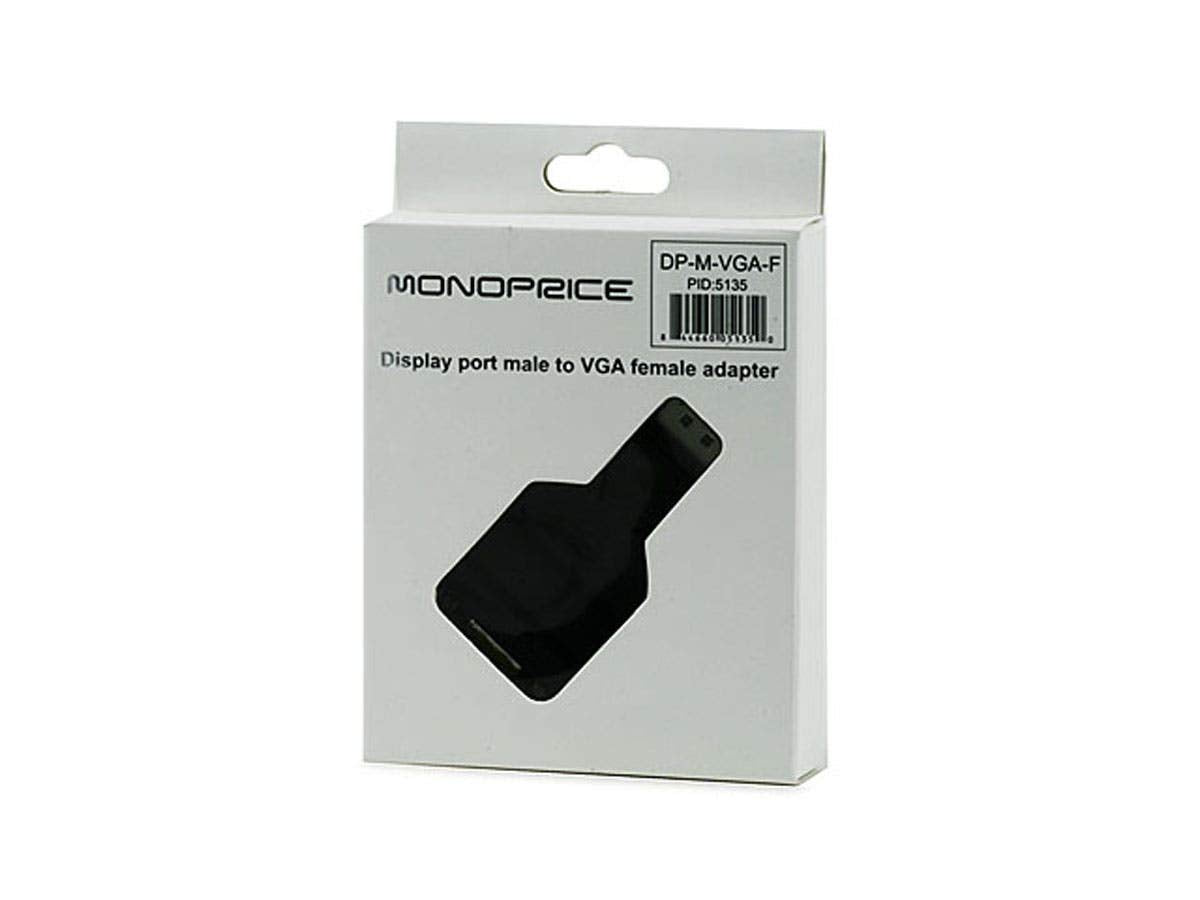 Monoprice DisplayPort Male to VGA Female Active Adapter