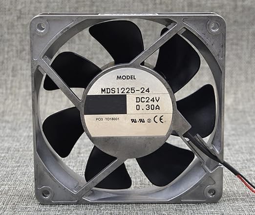 Ailsa Hexi MDS1225-24 DC24V 0.30A 120x120x25mm 2-Wire Cooling Fan