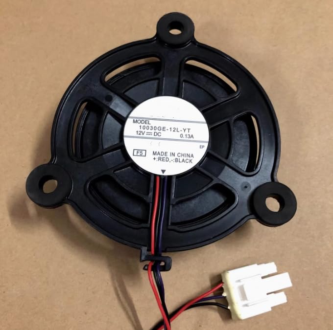 10030GE-12L-YT DC 12V 0.13A 3-Wire Refrigerator Cooling Fan