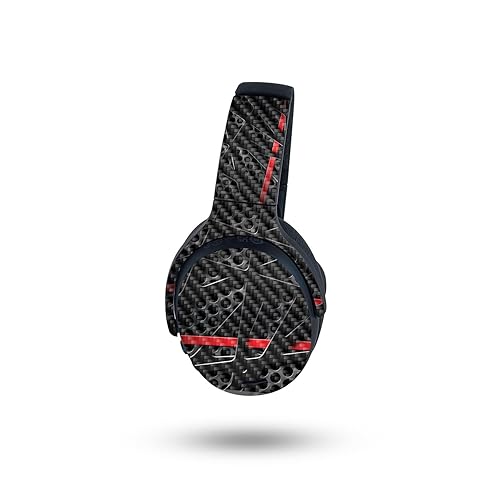 MightySkins Carbon Fiber Skin Compatible with Skullcandy Crusher ANC 2 - Tech Web | Protective, Durable Textured Carbon Fiber Finish | Easy to Apply…