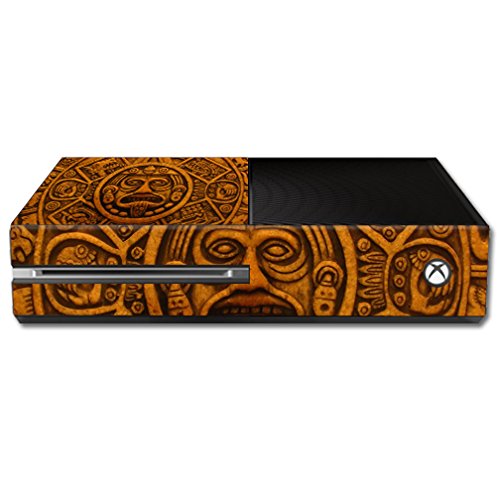 MightySkins Skin Compatible with Microsoft Xbox One - Carved Aztec | Protective, Durable, and Unique Vinyl Decal wrap Cover | Easy to Apply, Remove