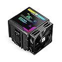 Thermalright Peerless Assassin 140 Digital Black CPU Cooler, Double PWM Fans with 1850RPM Speed, Support Intel