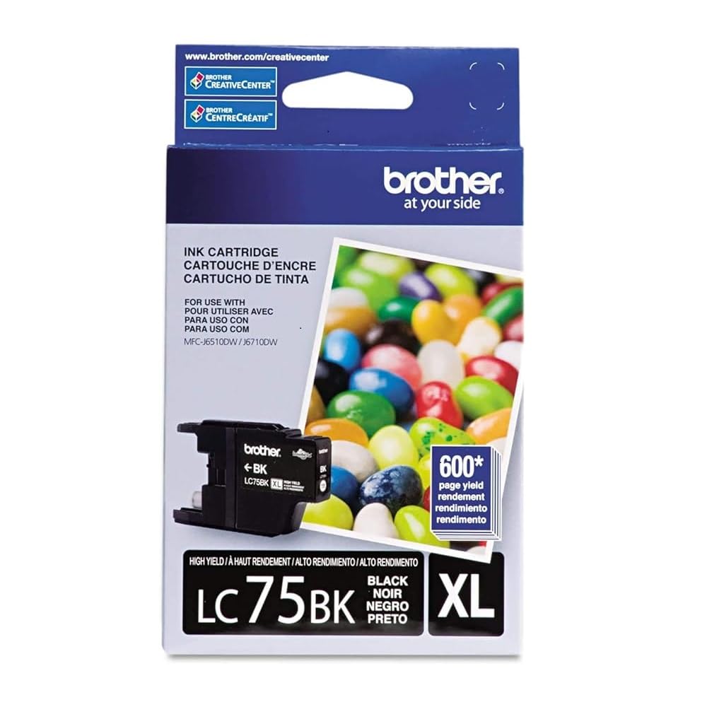 BRTLC75BK - Brother LC75BK Printer Ink Cartridge