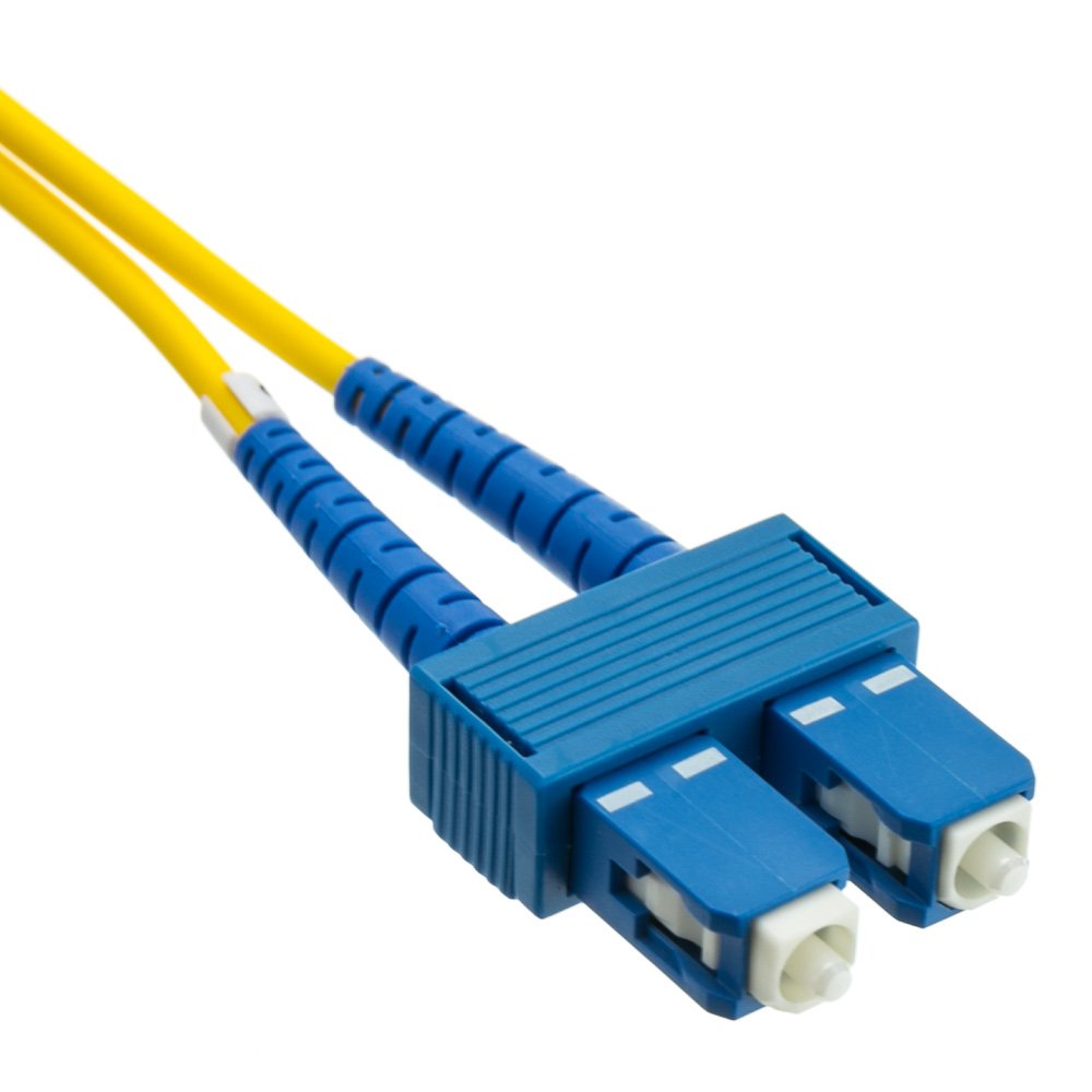 CableWholesale SC to SC OS2 Singlemode Duplex Fiber Patch Cord, 3m/10ft