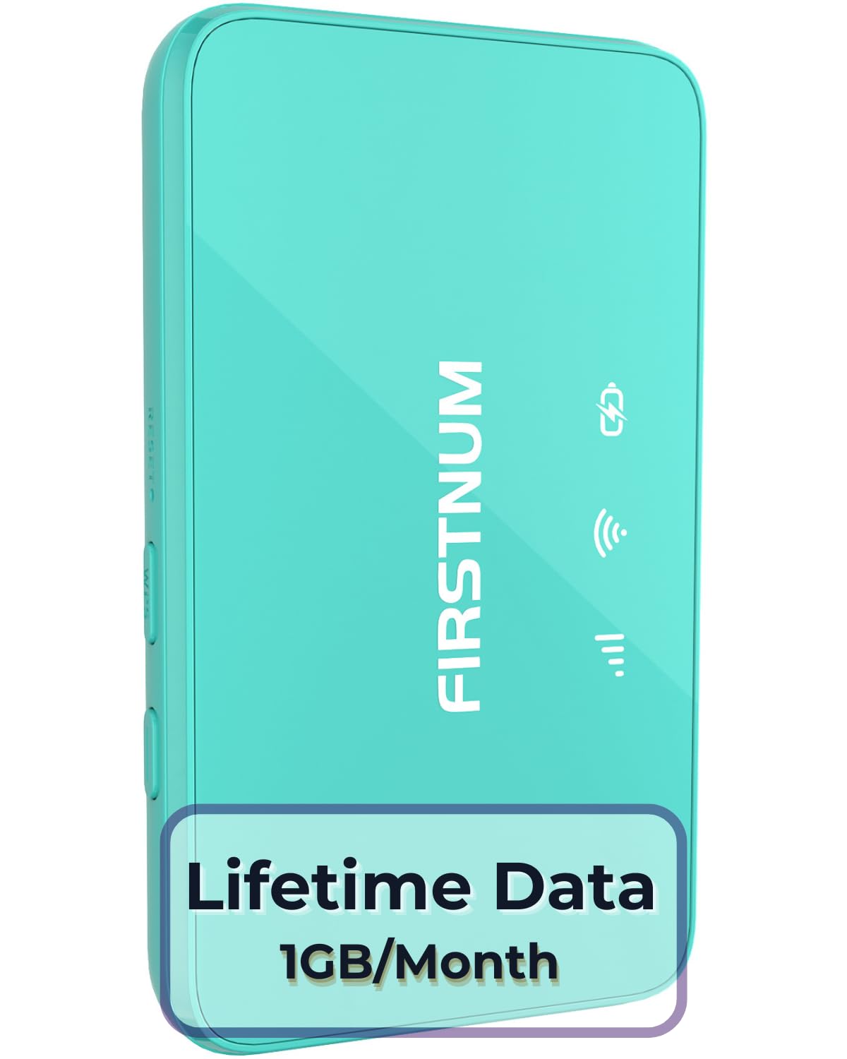 FIRSTNUM M6 Mobile Hotspot, Portable WiFi Hotspot for Travel in 160+ Countries, No SIM Card Required Hotspot No Contract, Connect Up to 10 Devices