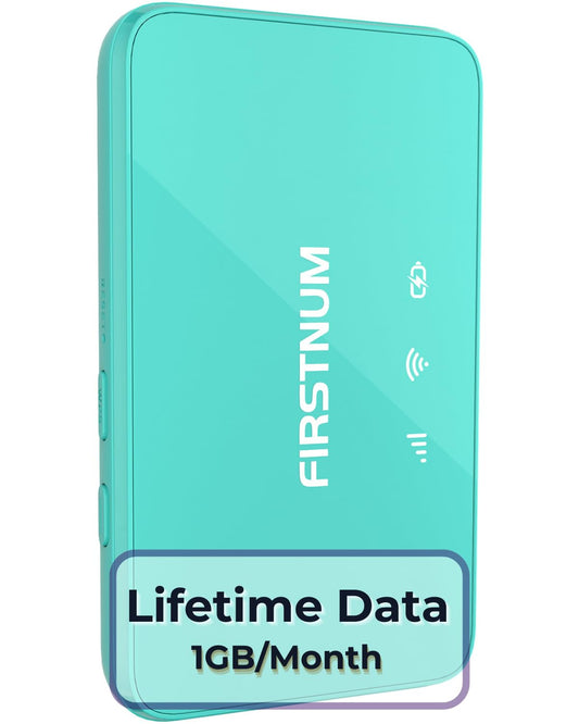 FIRSTNUM M6 Mobile Hotspot, Portable WiFi Hotspot for Travel in 160+ Countries, No SIM Card Required Hotspot No Contract, Connect Up to 10 Devices
